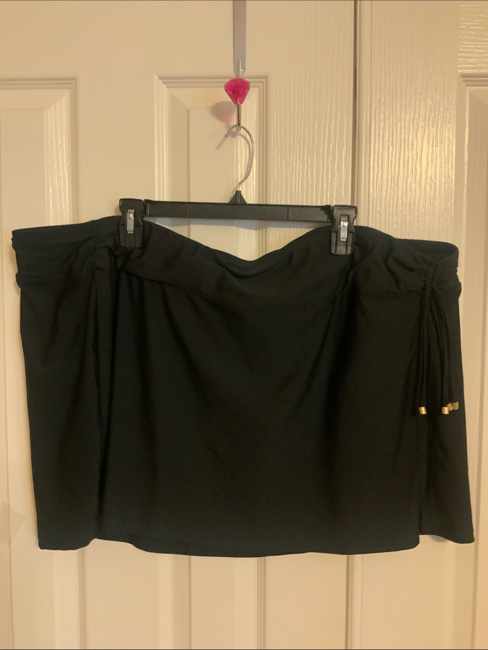 Time And Tru Womens Plus Size Black Swim Skort - Size 3x New w/o Tags